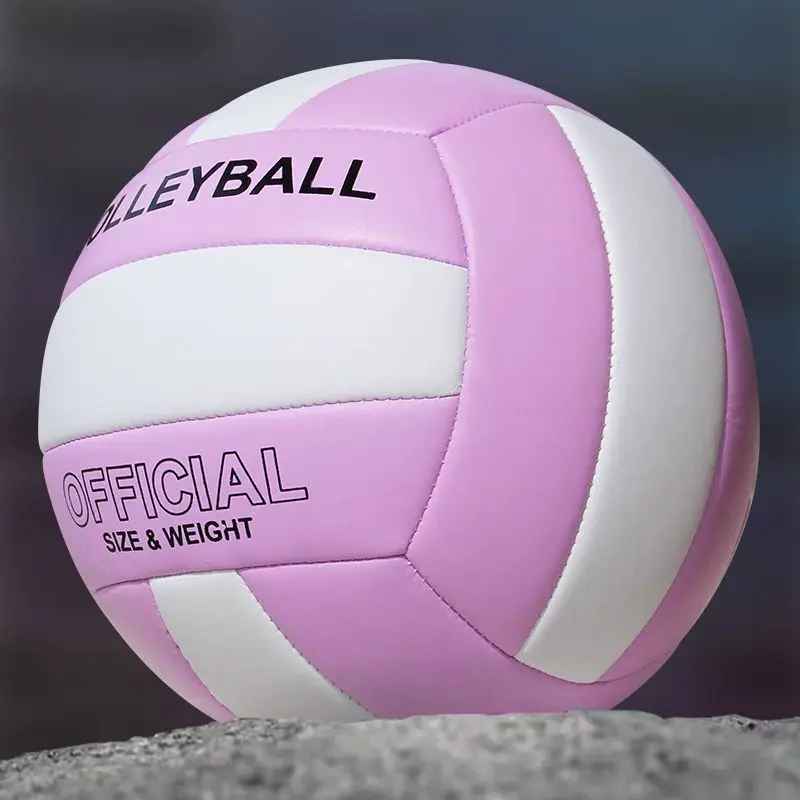 Ballon d\'entraînement de volley-ball professionnel pour les jeunes et les débutants, taille souple 5, outil d\'entraînement de jeu de volley-ball en