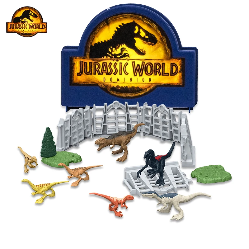 Jurassic World Dominion Minis On The Go Dinosaur Danger Set 15pcs Set 31pcs Set Minifigure Set Rich Scene Educational Toys Kids