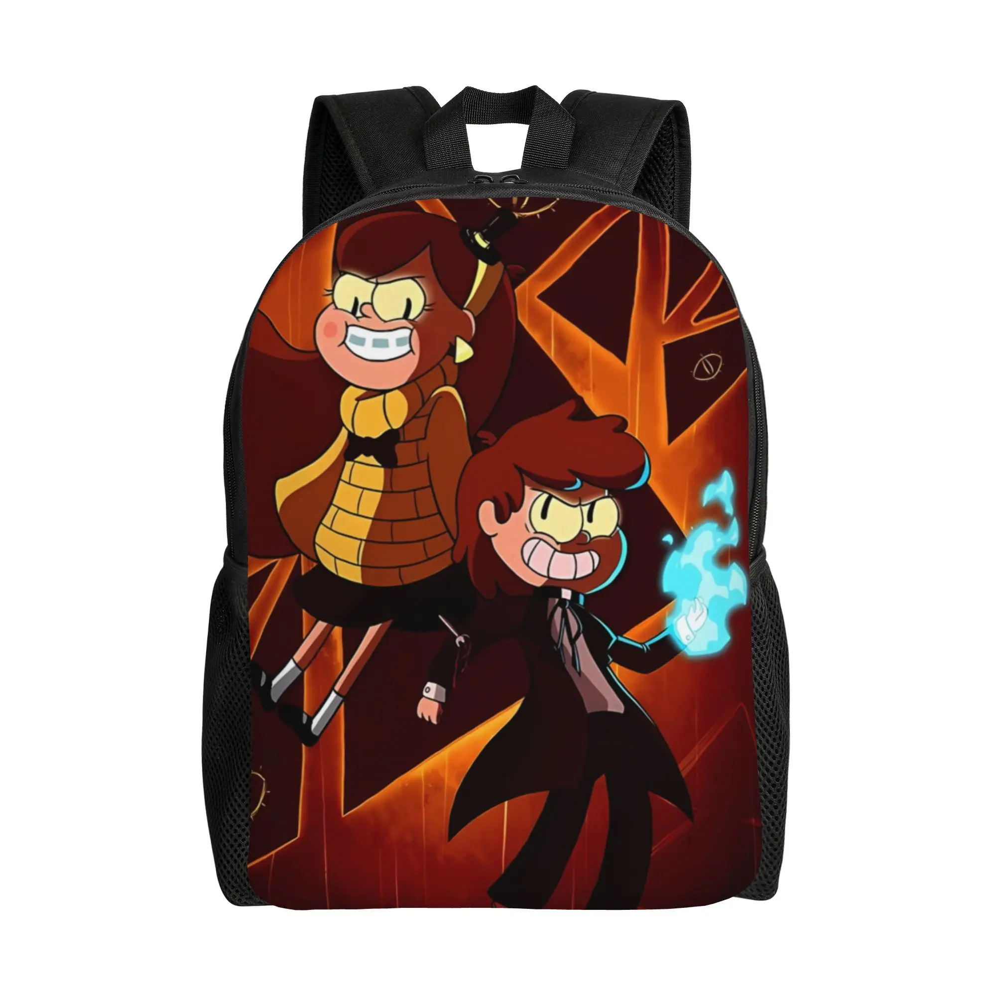 

Gravity Falls Laptop Bag Back to school season Mysterious Multi-Function Backpack