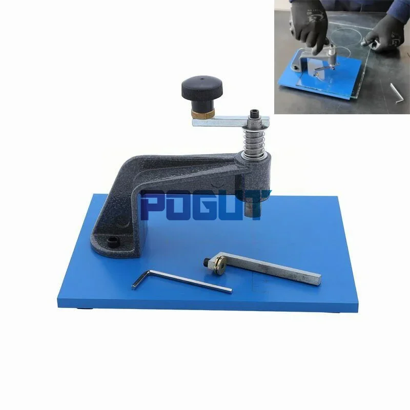 10-100mm Easy-Cut Lens Round Cutter Small Glass Circle Cutter Machine Easy Cutting Tool