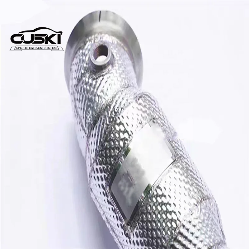 Exhaust Downpipe สําหรับ S63 4.0T 2022-2023 ประสิทธิภาพสูงไม่มีท่อไอเสีย Downpipe ความร้อน
