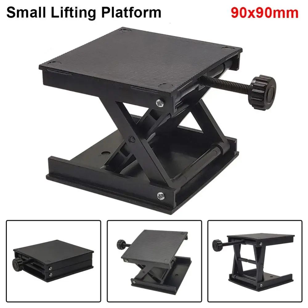 1Pcs New Plastic Lifting Platform Adjustable Lifting Height 90x90mm Experiment Workbench Small Laboratory Table