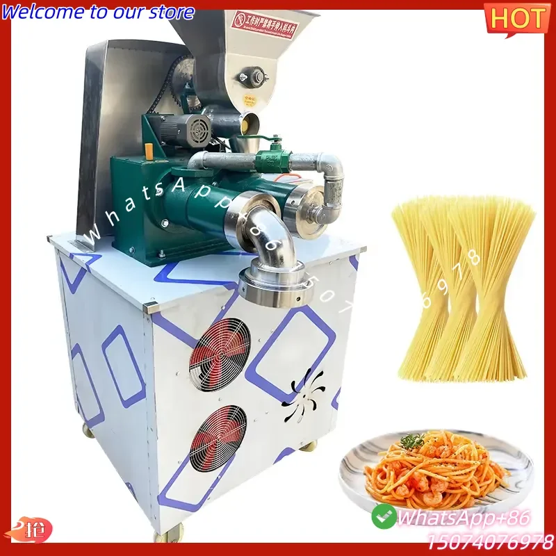 2026 Industrial Fully Automatic Italian Pasta Dough Mixer Sheeter 304 Stainless Steel 150kg/h Capacity for Long Pasta