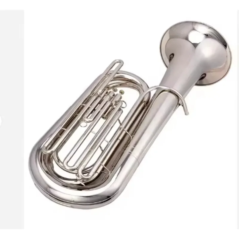 

Hooqu Wholesale Cheap High Quality BB Tuba Gold Lacquer With Case And Mouthpiece Accessories Brass Musical Instrument For Sale