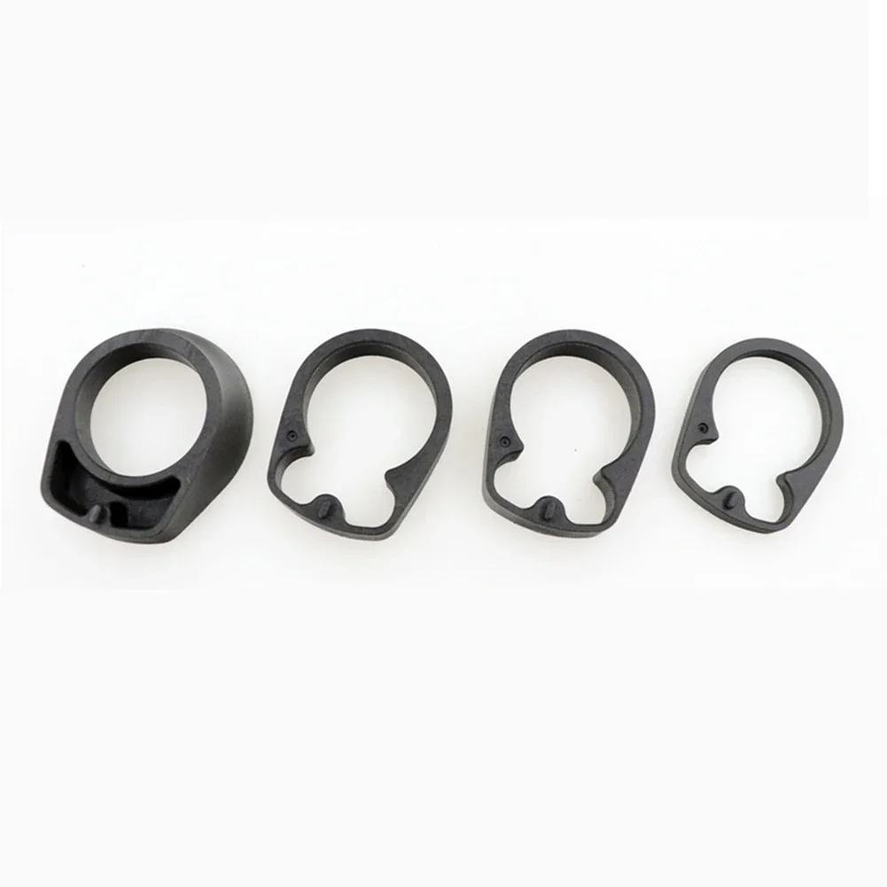 

4pcs Headset Spacers Black MTB Road Bike Cycling Steerer Tube Spacer Washer Plastic For Bicycle Fork With A Diameter Of 28.6mm