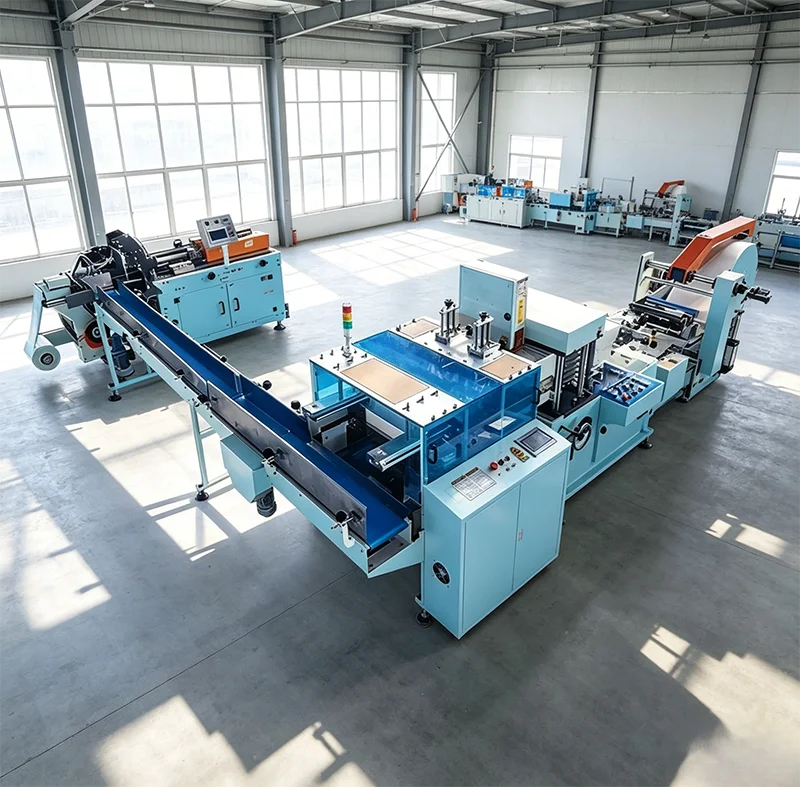 Toilet Paper Production Line Complete Set with Rewinding, Cutting and Packing