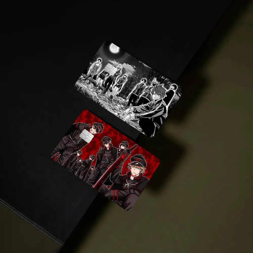 Anime Tougen Anki 1 Set Of 4 Pcs Credit Card Skin Stickers For VISA Bank Card Waterproof Sticker Anti-scratch Women Gift