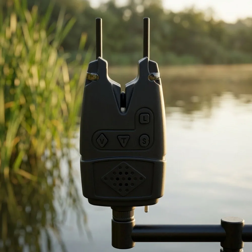 Wireless Bite Alarm System for Carp Fishing Featuring 160m Range and Precise Detection of Subtle Bites and Line Vibrations