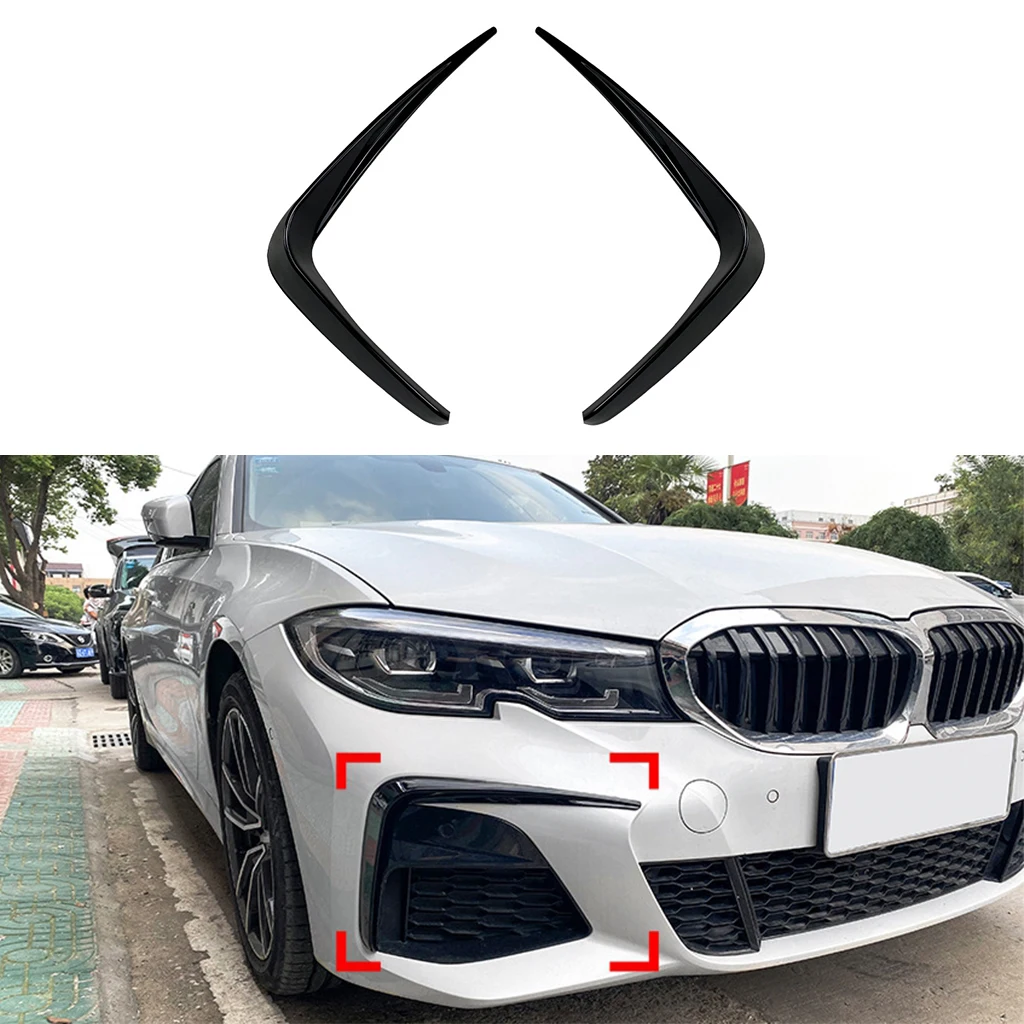 Przedni zderzak samochodowy Spoiler pokrywa lampy przeciwmgielnej rozdzielacz nóż powietrzny do BMW serii 3 G20 G21 G28 318i 320i 330d 330e M Sport 2019-2022