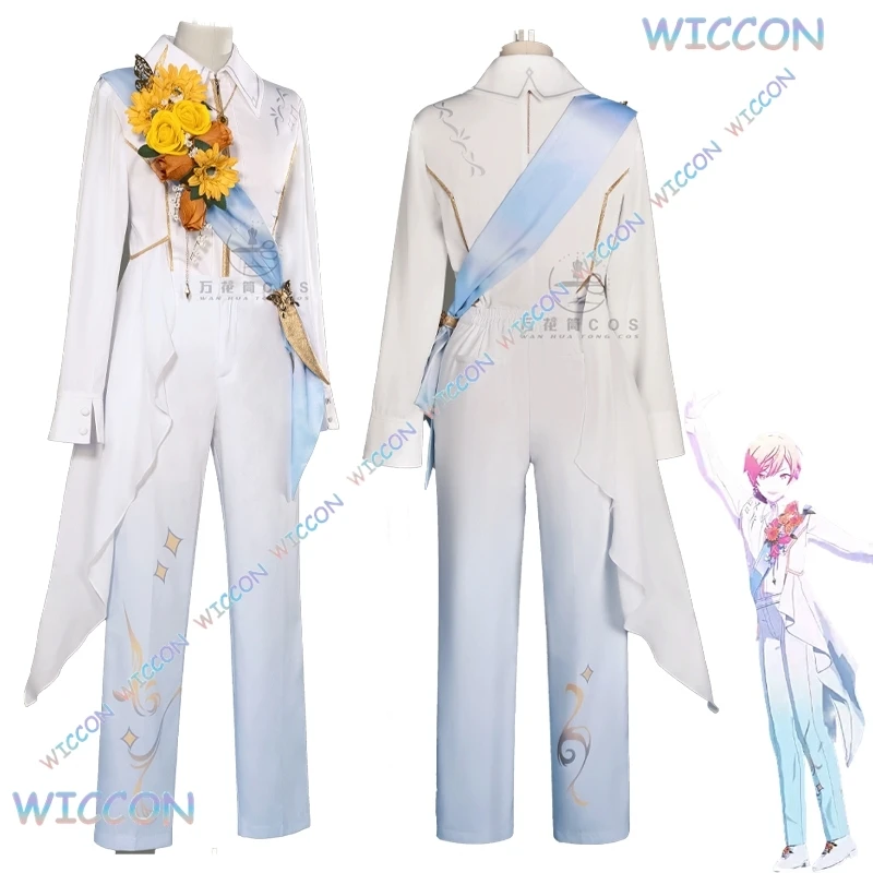 WUHU@Project Sekai Tenma Tsukasa Kamishiro Rui WL2 Униформа Косплей Брюки унисекс Хэллоуин Сценическое платье с цветами Парик World Link 2 Out WUHU@Project Sekai Tenma Tsukasa Kamishiro Rui WL2 Униформа Косплей Брюки унисекс Хэллоуин Сценическое платье с цветами Парик World Link 2 Out