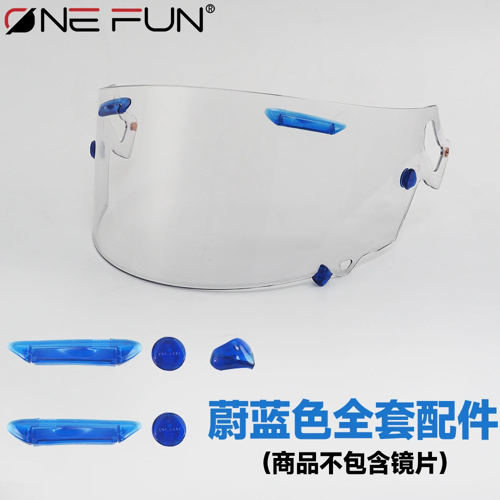 For RX7X NEO Genuine Racing Lens Color Accessories Ventilation Channel Air Window Push Handle Anti-Fog Pin Racing Buckle