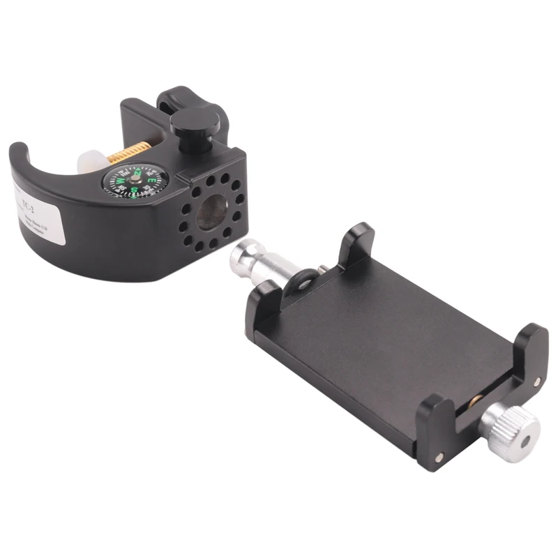 Bracket Cradle With Compass Phone Holder Pole Clamp For GPS For Data Collector Total Station image 5
