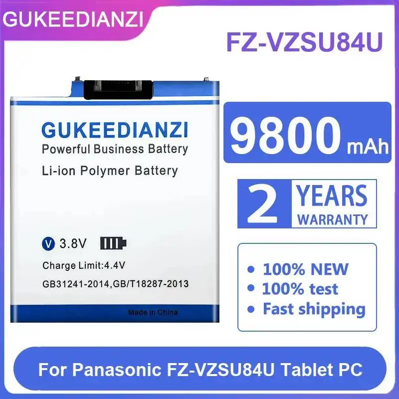 

Laptop Battery FZ-VZSU84U 9800mAh For Panasonic Toughbook G1 FZ‑G1A FZ‑G1B FZ‑G1C FZ‑G1D FZ‑G1F FZ‑VZSU88U