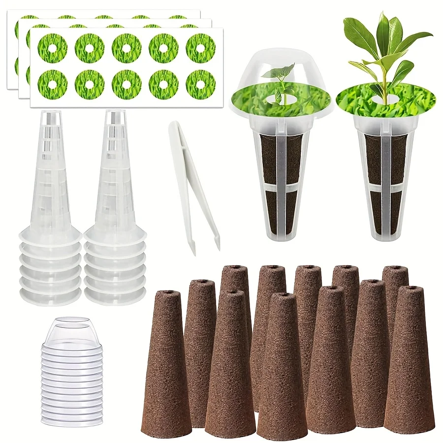 Kit de cápsulas de semillas 67 piezas para Aerogarden, accesorios hidropónicos para sistema compatible con suministros hidropónicos de todas las marcas, 12 G