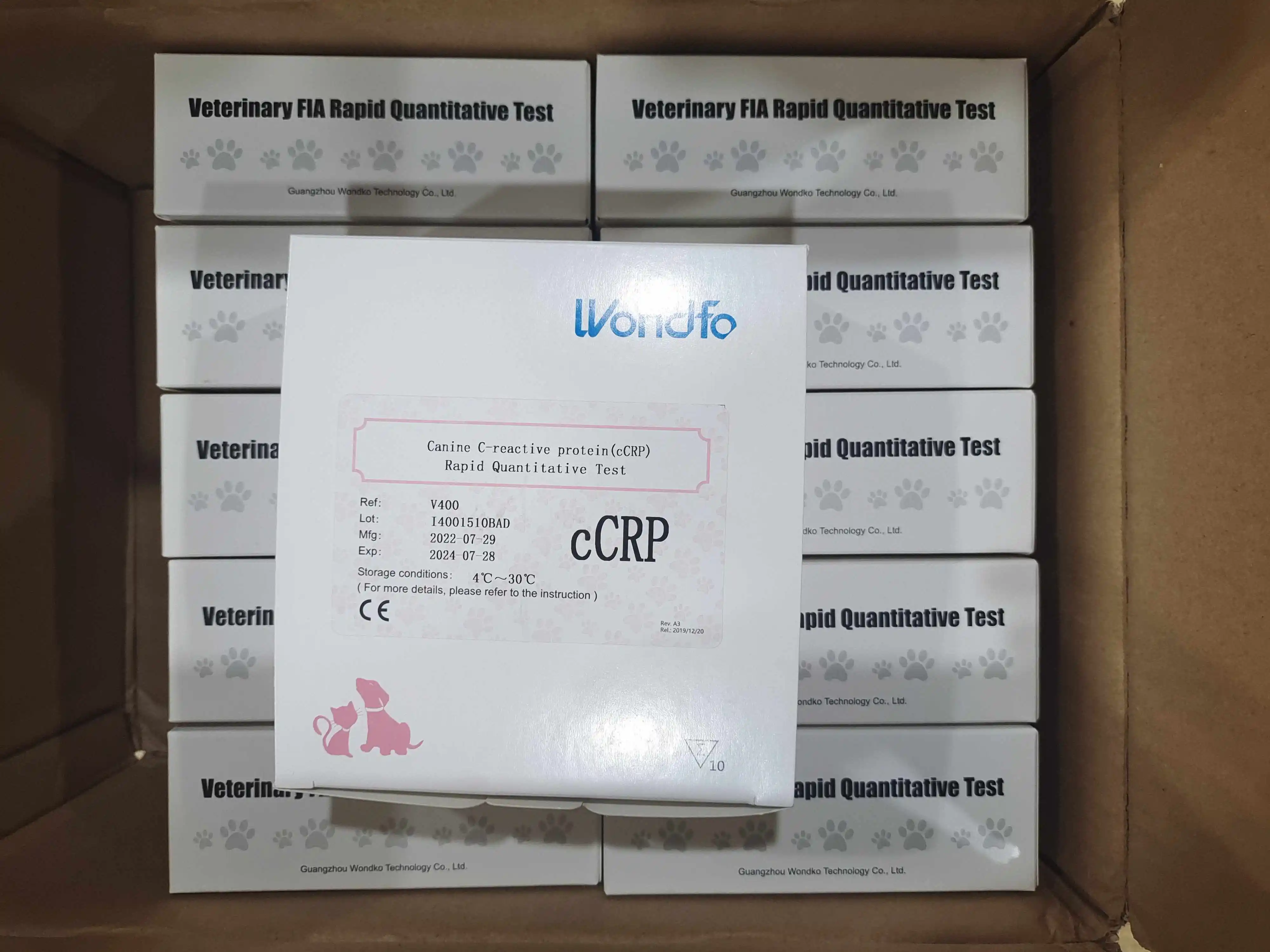 

2026 Wondfo Vet Progesterone Test Kit Progestrone Test for Dog Progestrone Test Finecare Dog Analyzer Canine Prog(cProg)