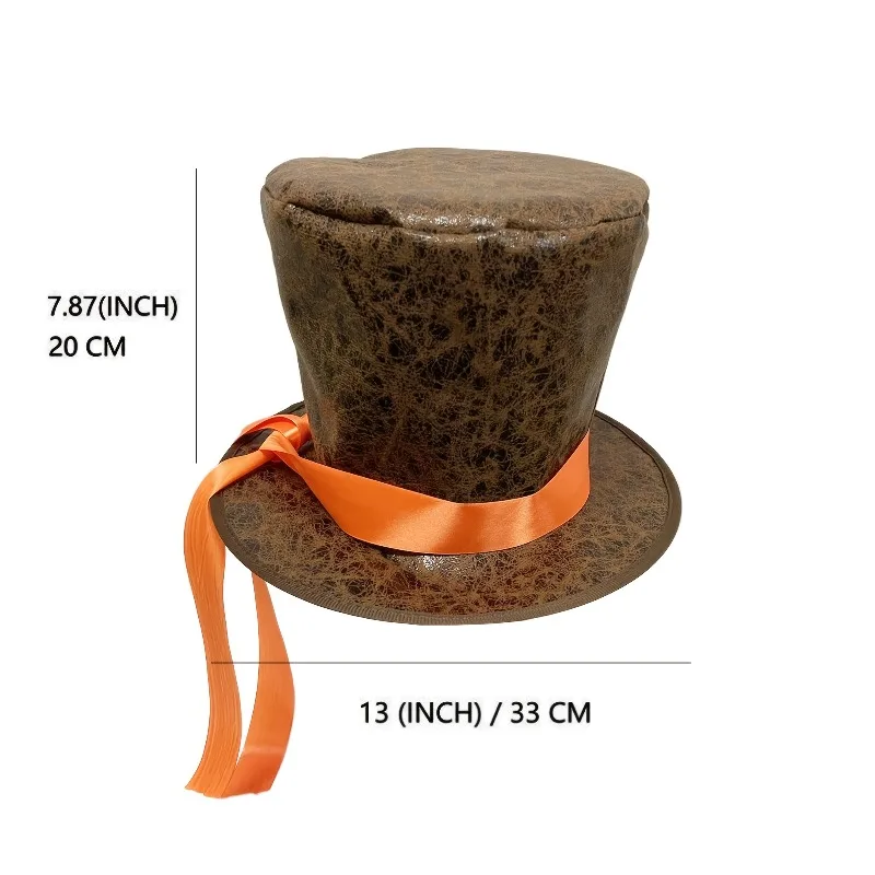 1pc Mardi Gras Ball Party Magician Hat Masquerade Stage Show Clothing Accessories Holiday Prom Party Decoration Hat