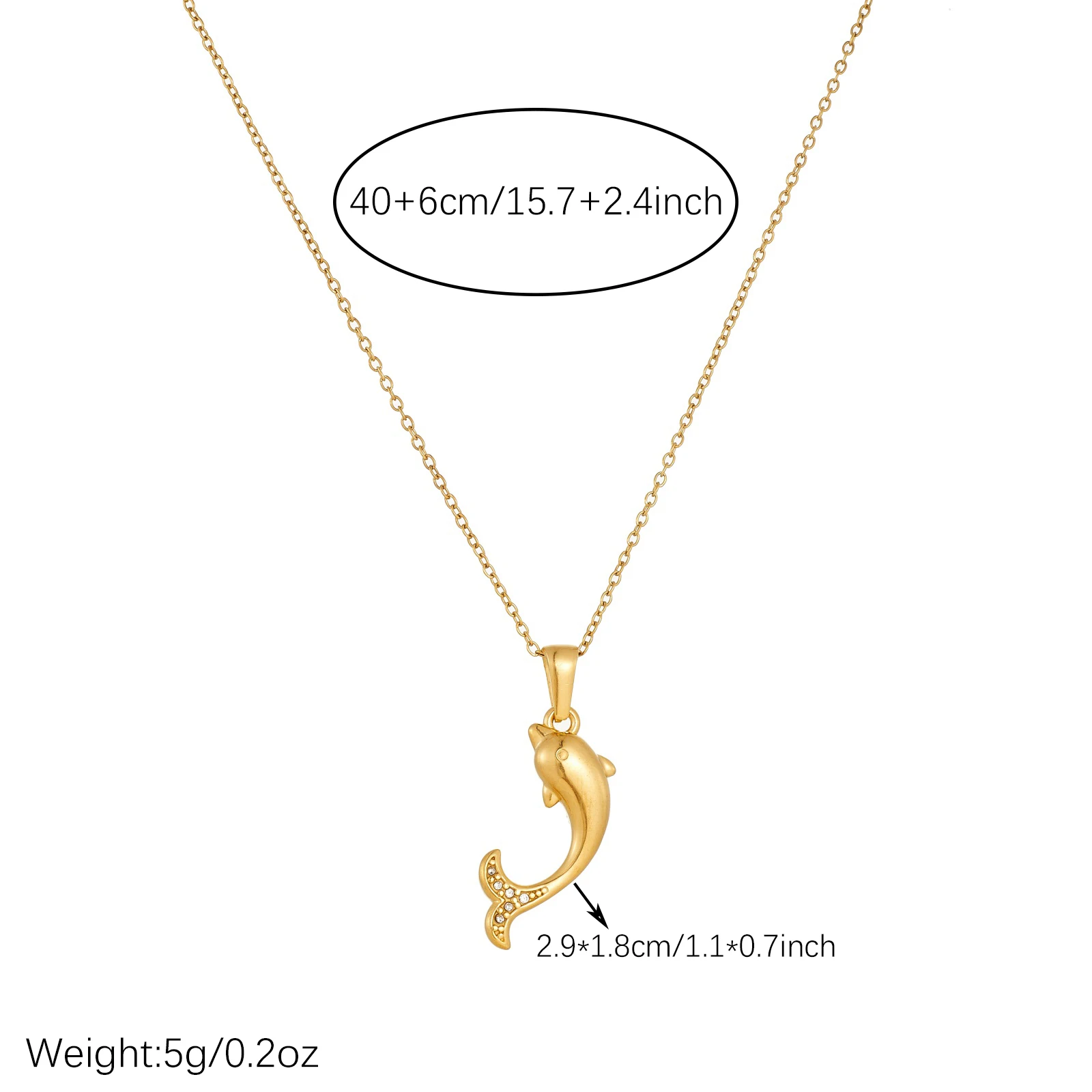 DIEYURO 316L Stainless Steel Golden Classic Hollow Heart Inlay Zircon Pendant Necklace Women Trend Non-fading Neck Chain Gift