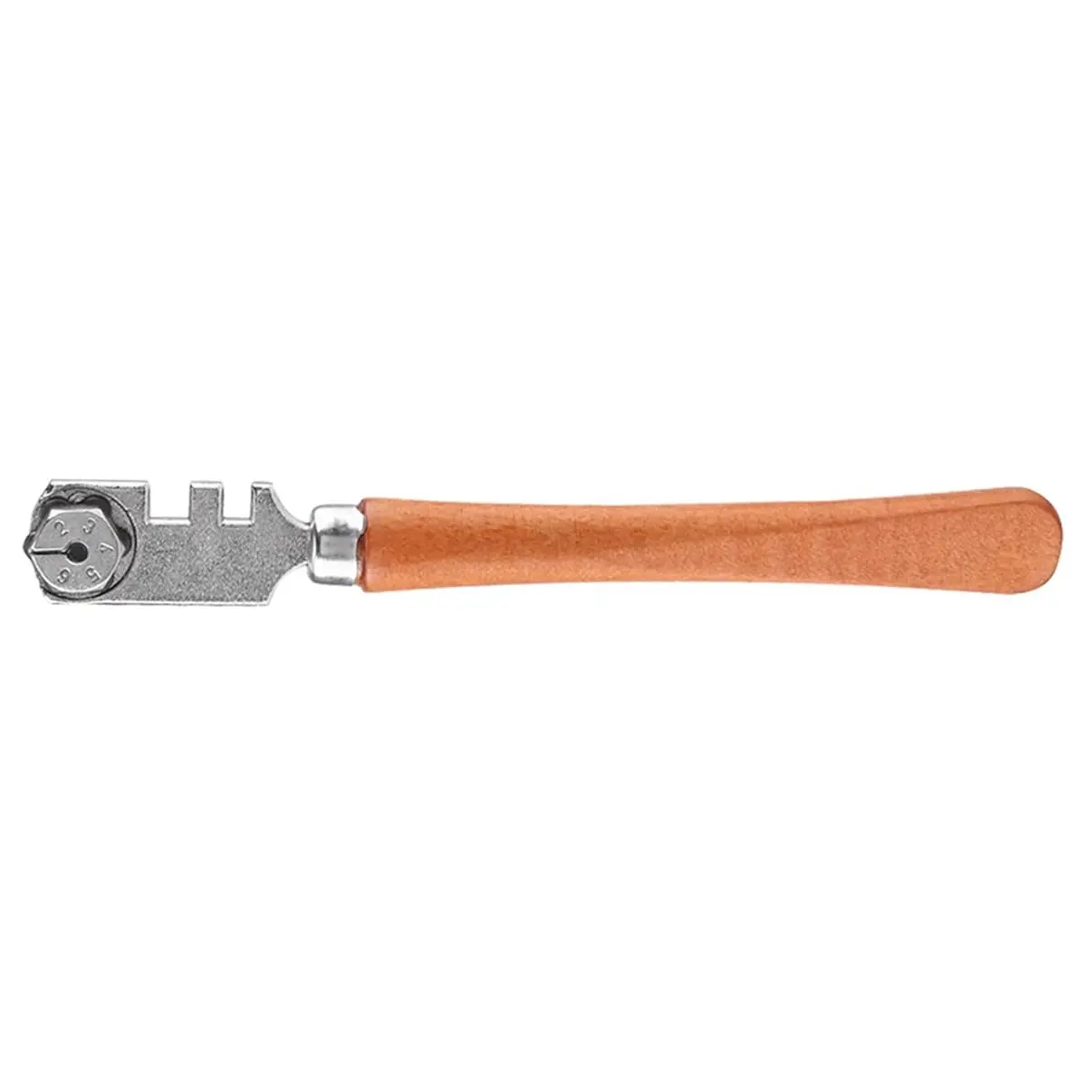 New Arrival@@ Fashion  130mm Six Wheel Glass Cutter Craft Cutting Tool with Wood Ideal for Cutting Thick Glass Plates Kit
