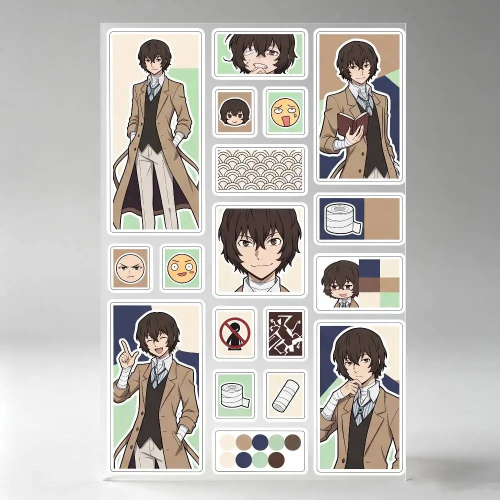 Dazai Osamu Stickers Auto Body Bumper Windows Motorcycle Laptop Walls Vinyl Decal Car Tuning Accessories