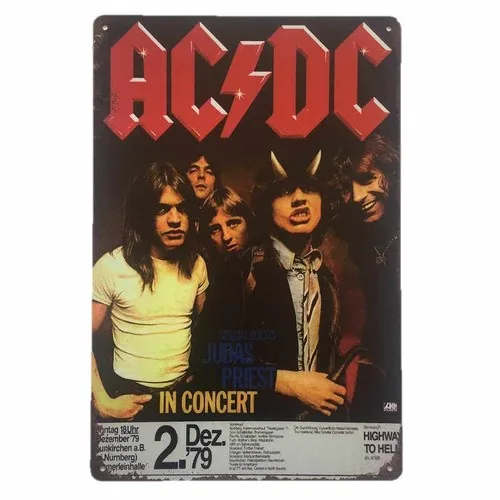 Tin Sign Rock Bank 30cmx20cm --Tin Sign