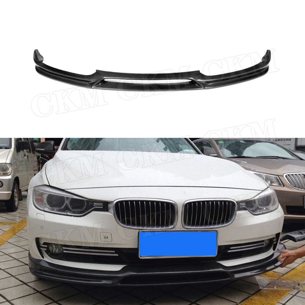 

Carbon fiber Front Bumper Lip Spoiler Auto Car Accessories for BMW 3 Series F30 Standard Sedan 4 Door 3D Style 2013-2017 FRP