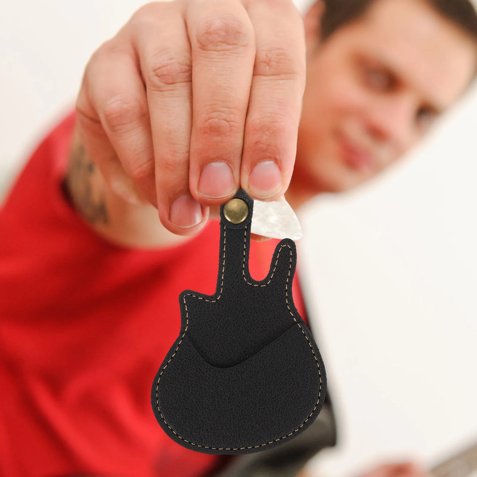 

Picks Bag Portable Picks Bag Organizer Case for Plectrum Capo Accessories Guitar Guitar Capo Holder Parts