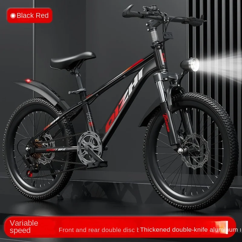 Selfree Mountain Bike per bambini 6-12 anni a velocità variabile e ammortizzatore doppio freno a disco 20 pollici 22 pollici maschio e femmina