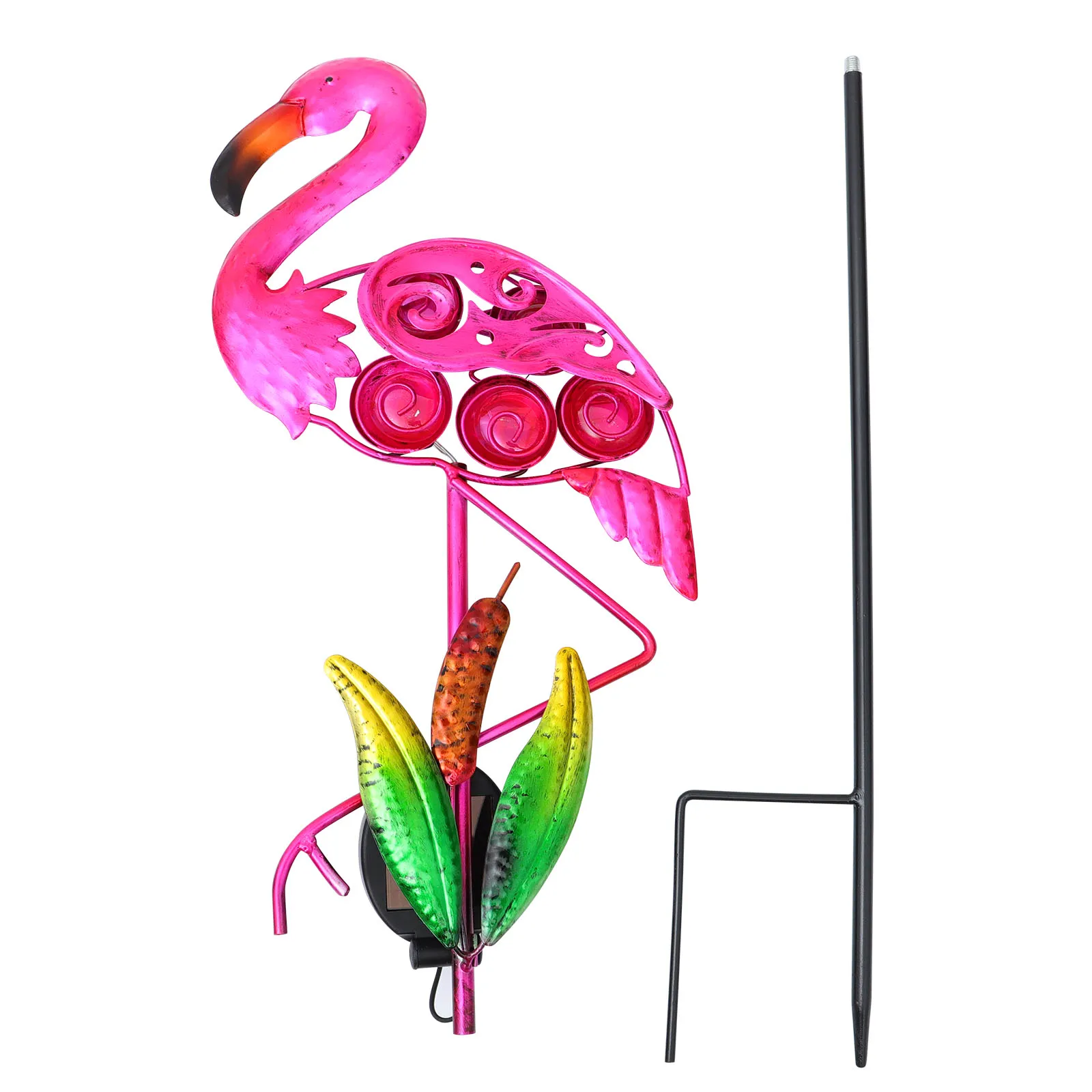 

Solar Powered Flamingo Design Ground Lamp for Outdoor Garden Lighting Decor Waterproof Eco Friendly Solar Light