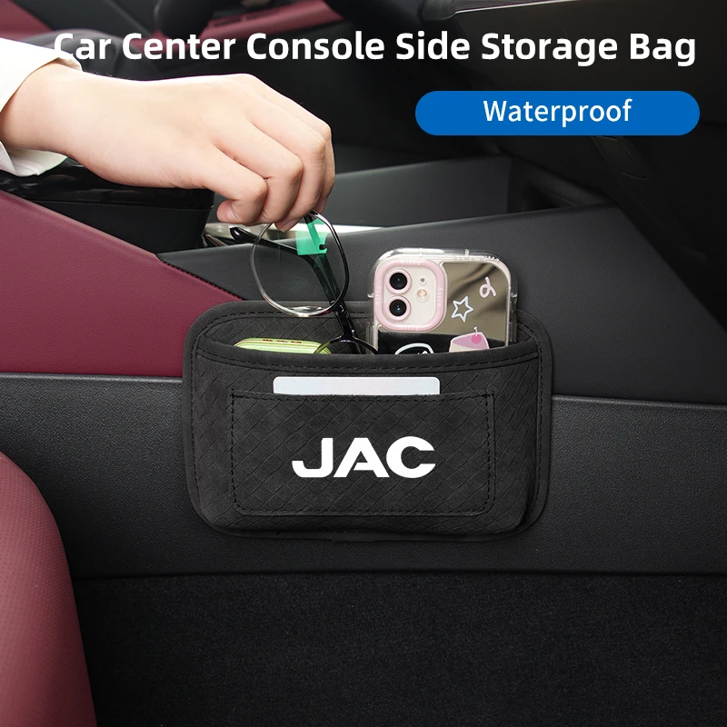 

Car Seat Side Storage Bag Paste Hanging Bag Mobile Phone Storage Bag For JAC Refine J3 J4 J7 JS3 JS4 KR1 S2 S3 S4 S5 S7 Vapour
