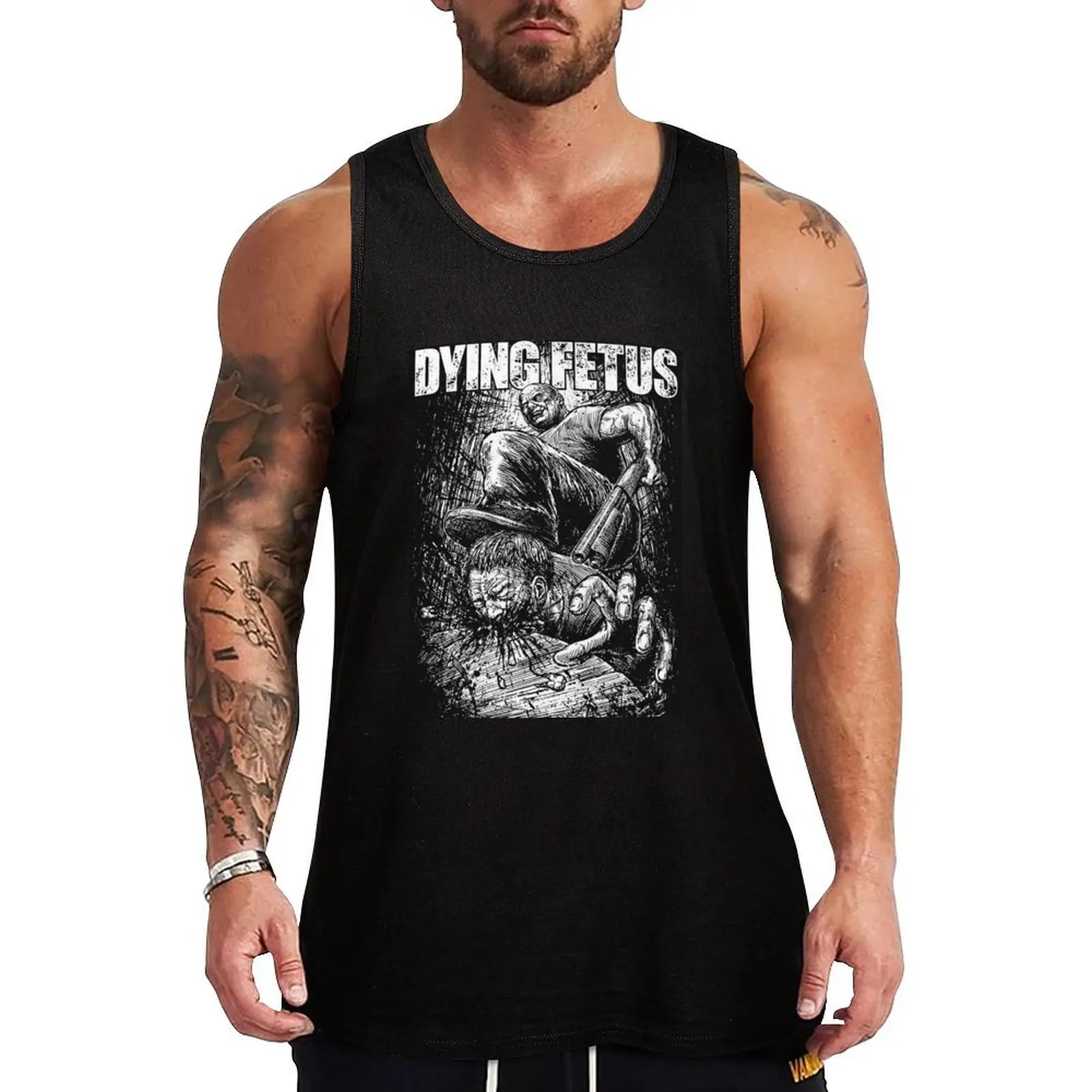 

Copy of best selling artwork-logo Tank Top Gym Training Tank Top Moisture Wicking Performance