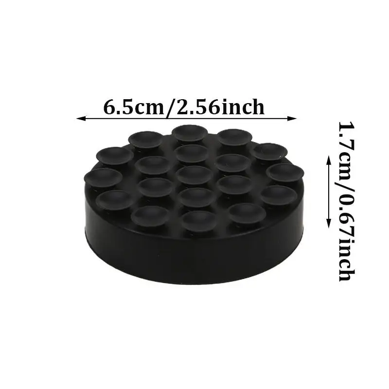 4Pcs Household Silicone Shock-absorbing Pads With Suction Cup Anti Slip Foot Pad High Base Frame Suction Cup Holder Silent