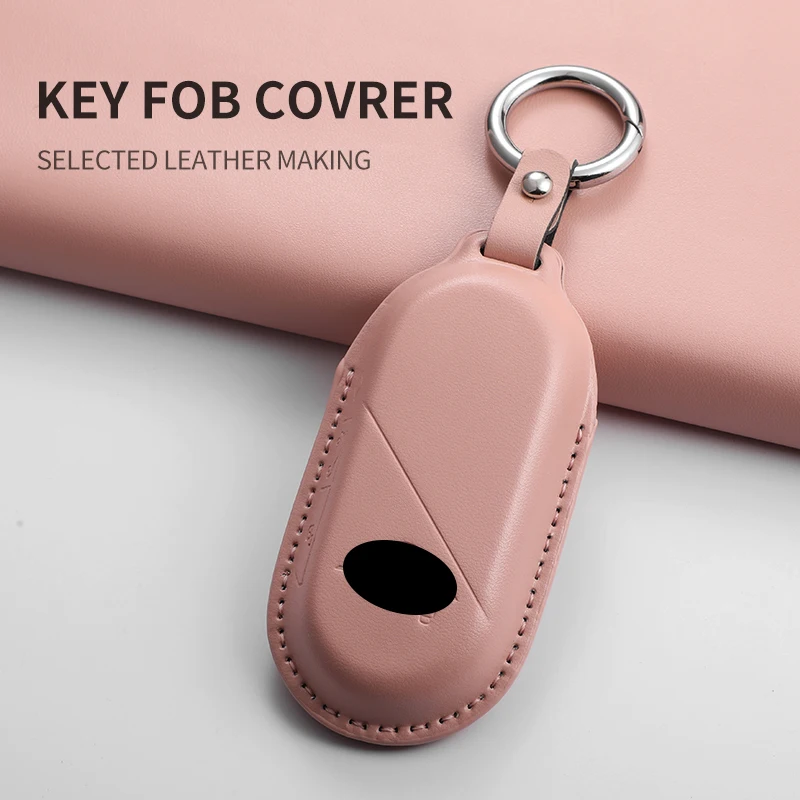 

For BMW Mini Cooper JCW Countryman Aceman Leather Cabrio F55 F56 F57 F54 F60 PU Car Remote Key Case Shell Durable Car Key Case