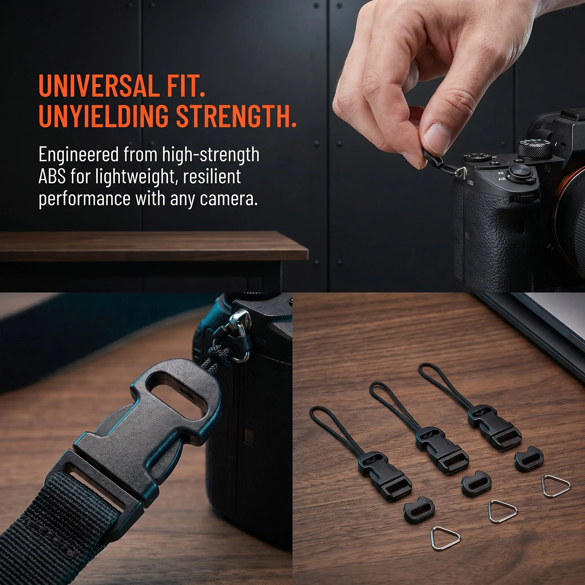 8Pcs Quick Release Camera Strap Connector Qd Buckles Premium Material No Tools Needed Gift for Photographer Camera Lovers