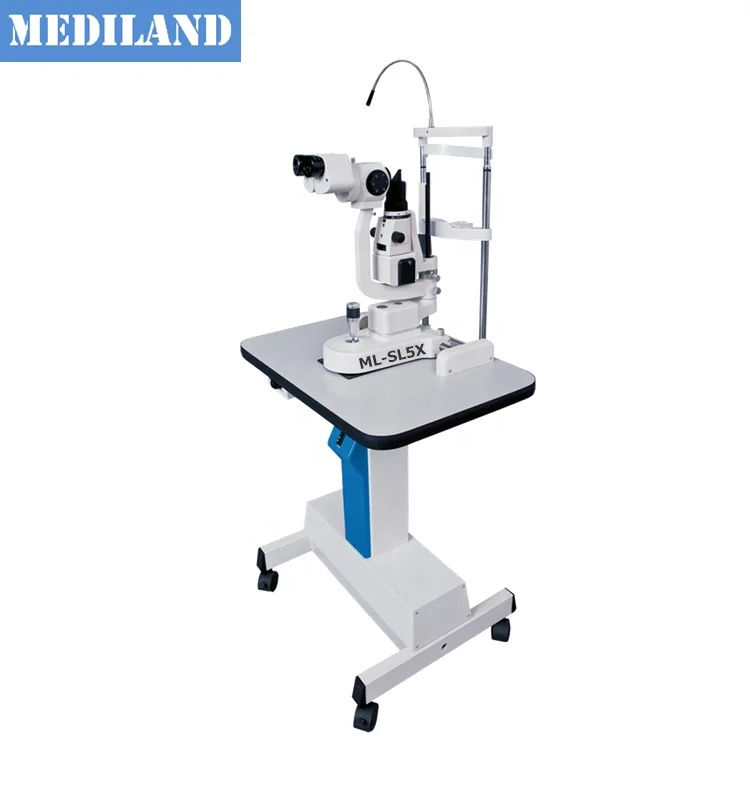 Ophthalmic optometry customized products ML-SL5X Drum 5 Magnifications Slit lamp LED light source optional