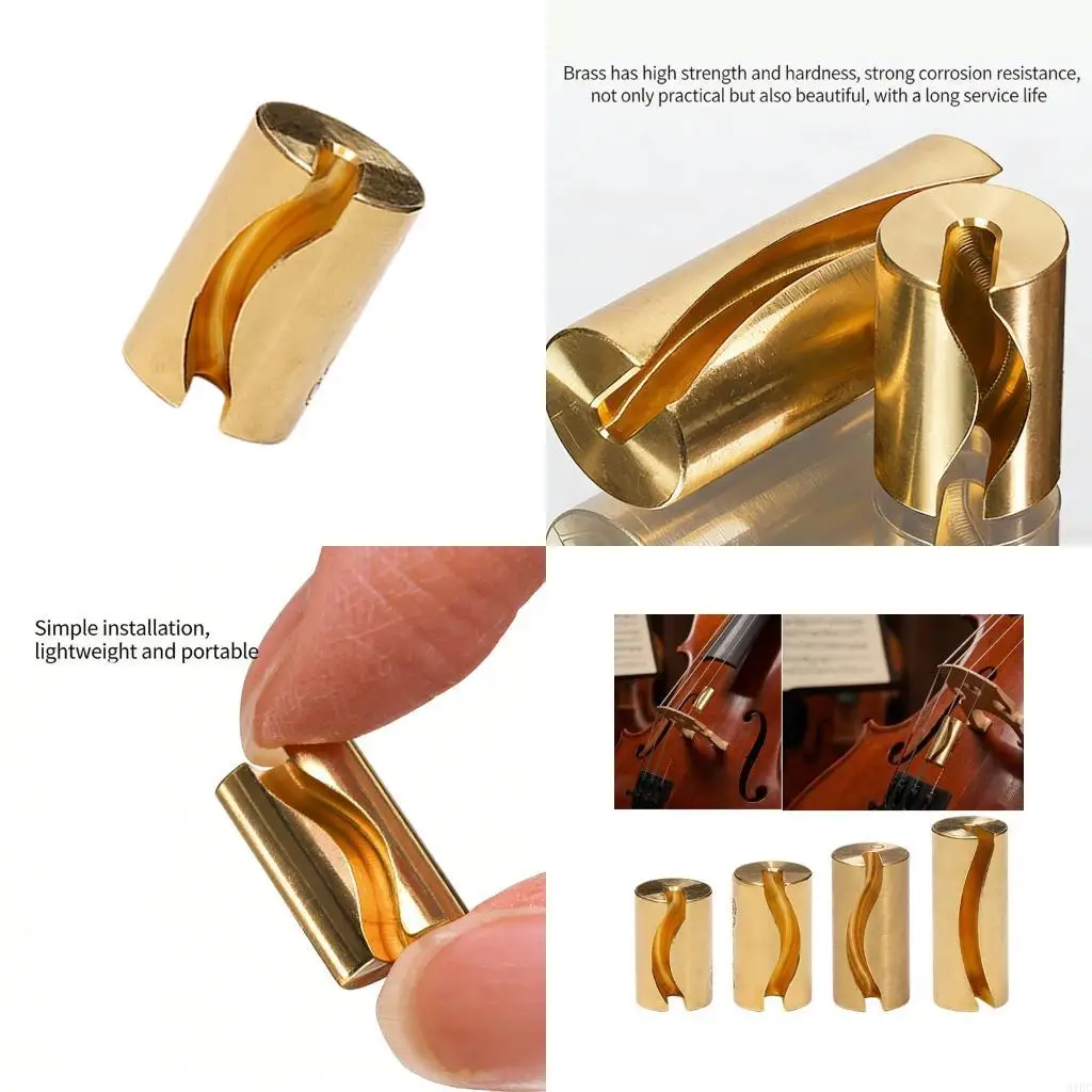 

Compact Size Cello Mute Brass Wolf Eliminators Ensures Smooth Stable Performances