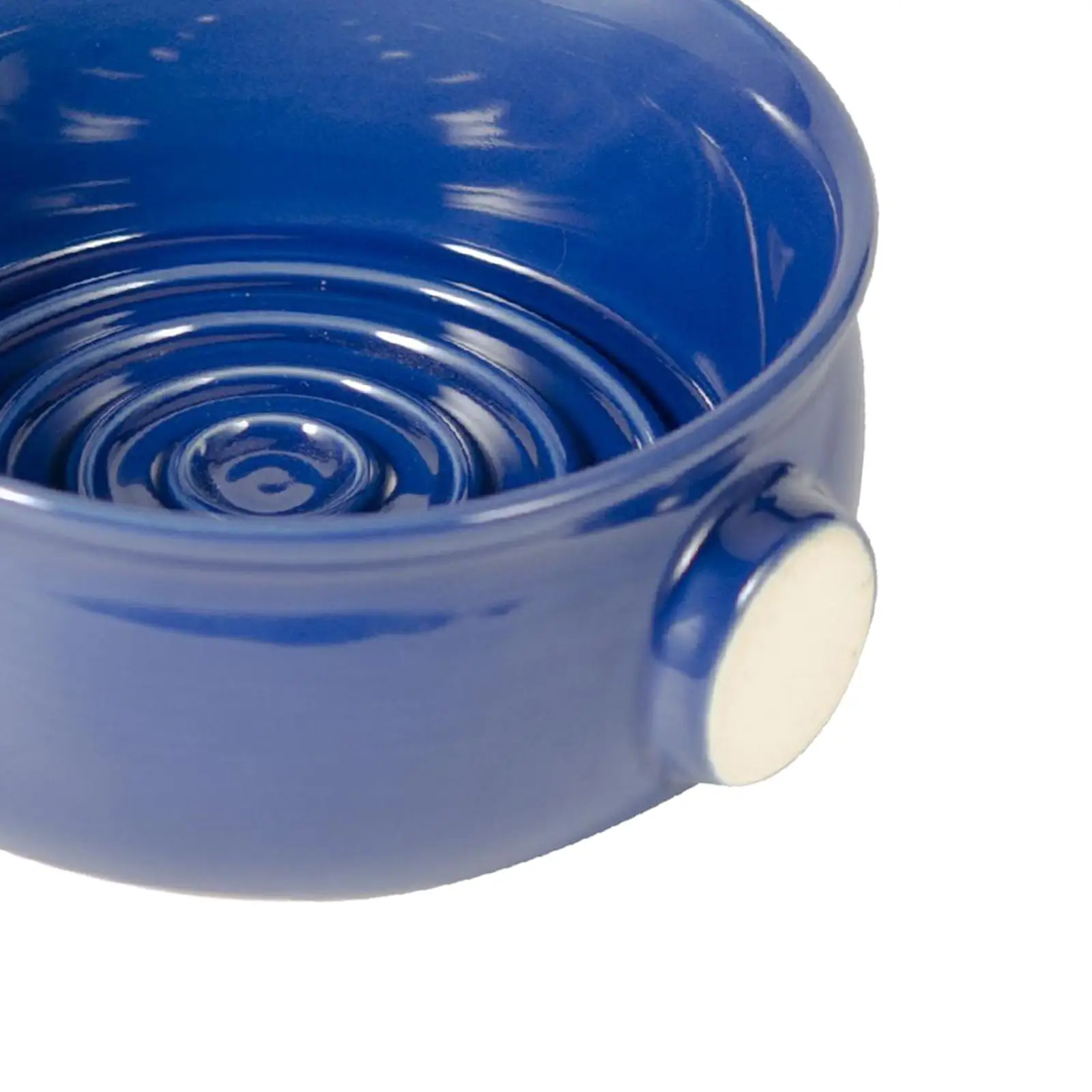 Ceramic Shaving Bowl Wide Mouth Luxury Shave Accessory Non Slip Handle Large Capacity Shave Cream Cup for Fast, Thick Lather