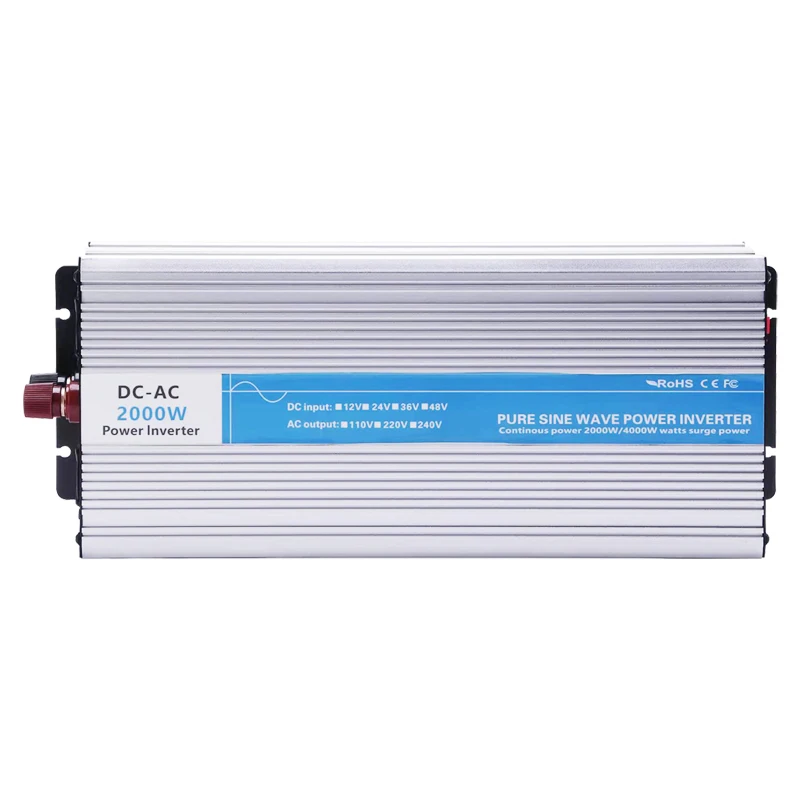 1500w 2000w 3000w Pure Sine Wave solar power Inverter dc ac converter generate 12V 24v 48v to 110v 220v for camping