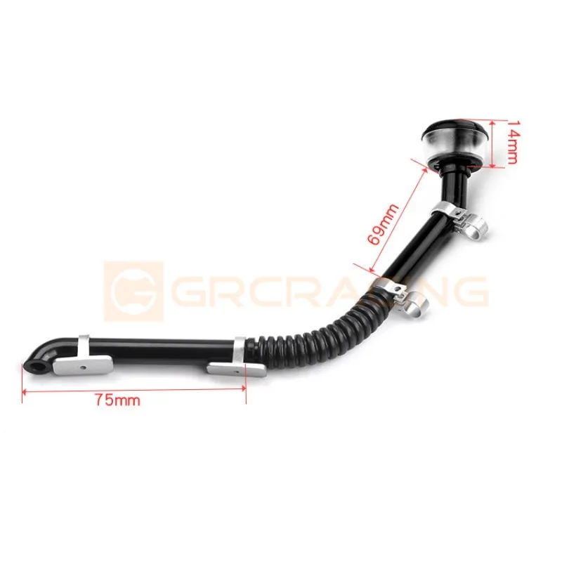 1/10 Classic Snorkel with Sand Cup Body Decoration Upgrade Parts For Trxs TRX-4 Defender RCDream G169C/G