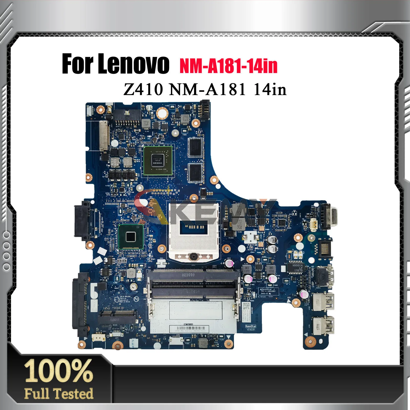 AILZA NM-A181 Mainboard For Lenovo Ideapad Z410 14 inch Laptop Motherboard HM86 DDR3L GT740M GPU