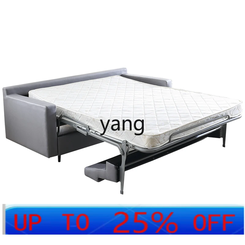 

LMM flip sofa bed multi-functional folding simple modern living room push-pull dual-purpose