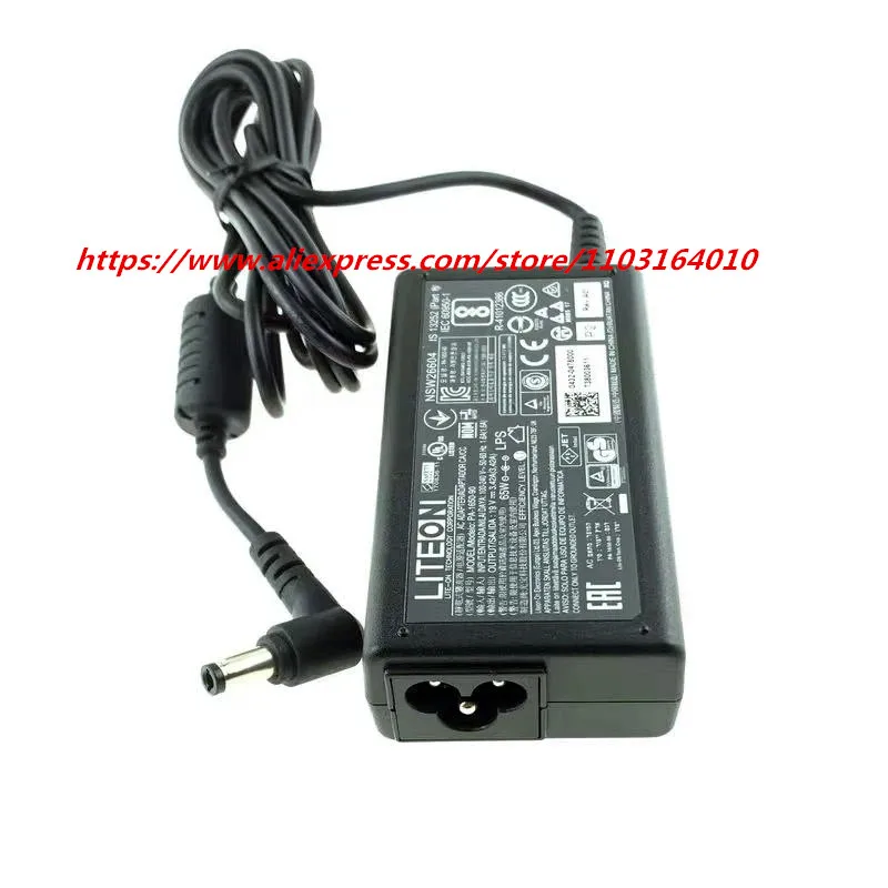오리지널 OEM LITEON 19V 3.42A 65W PA-1650-90 AC 어댑터 인텔 NUC NUC5i7RYH 미니 PC i7-5557U 오리지널 5.5mm*2.5mm 충전기