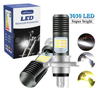 1pc h4 Led moto headlight h6 ba20d led Motorcycle led spotlight H4 led lamp p15d led atv headlight Plug And Play For Moped Bike