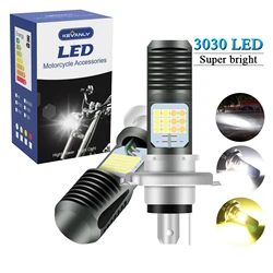 1pc h4 Led moto headlight h6 ba20d led Motorcycle led spotlight H4 led lamp p15d led atv headlight Plug And Play For Moped Bike