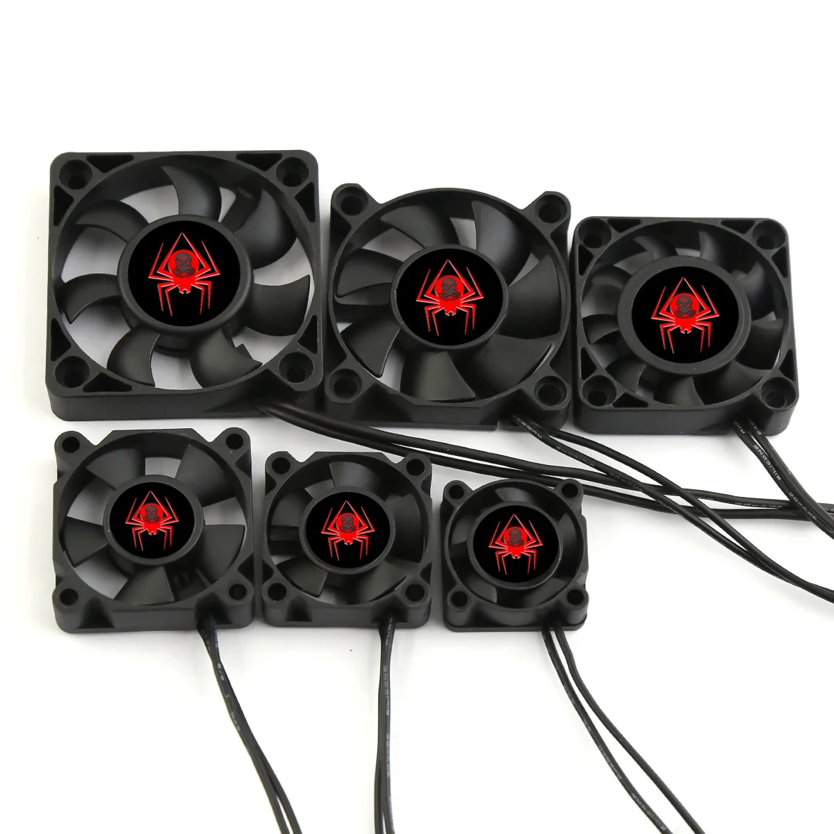 High Speed RC Motor & ESC Cooling Fan, 25mm 30mm 35mm 40mm 50mm, 6V-8.5V 28000rpm Cooling Fan for 1/8 1/10 1/12 RC Car