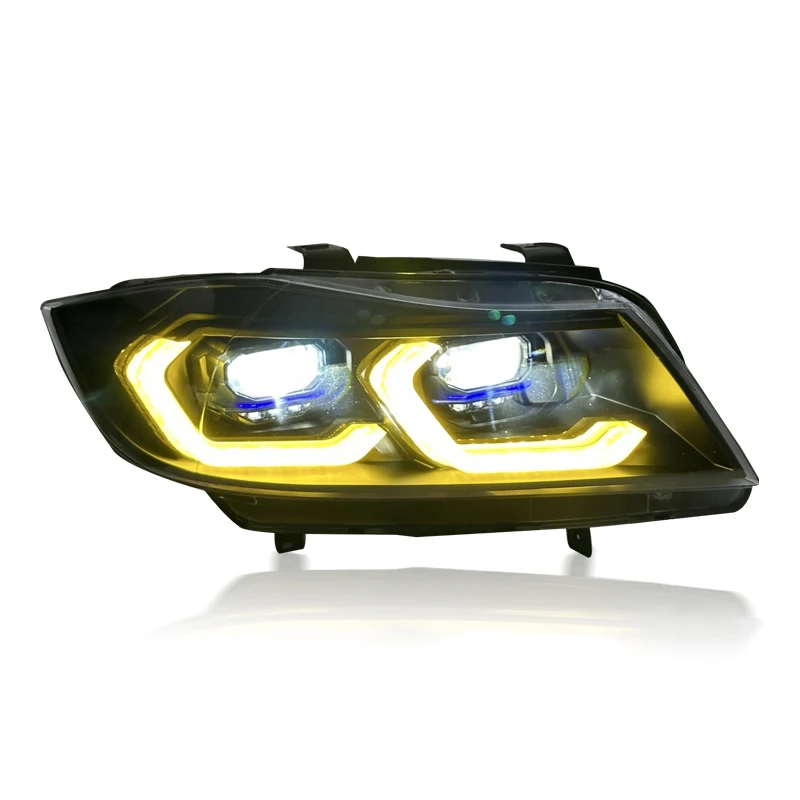 

Auto Car Headlights For BMW 3 Series E90 2005-2012 Upgrade New Style Dual Color Headlight Front Lamps Plug And Play