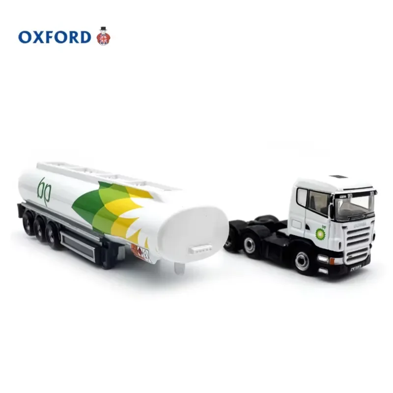 for BP Oil Tanker Truck 1:148 Scale Diecast Alloy Model Static Display Simulation Toy Collection Gift Finished Product
