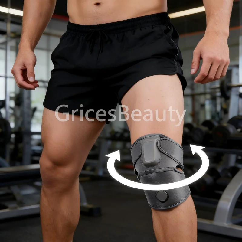 

Protable Knee Joint Massage Smart Red Light Hot Compress Vibration Elbow Shoulder Massage Use For Muscles Injuries Home Use