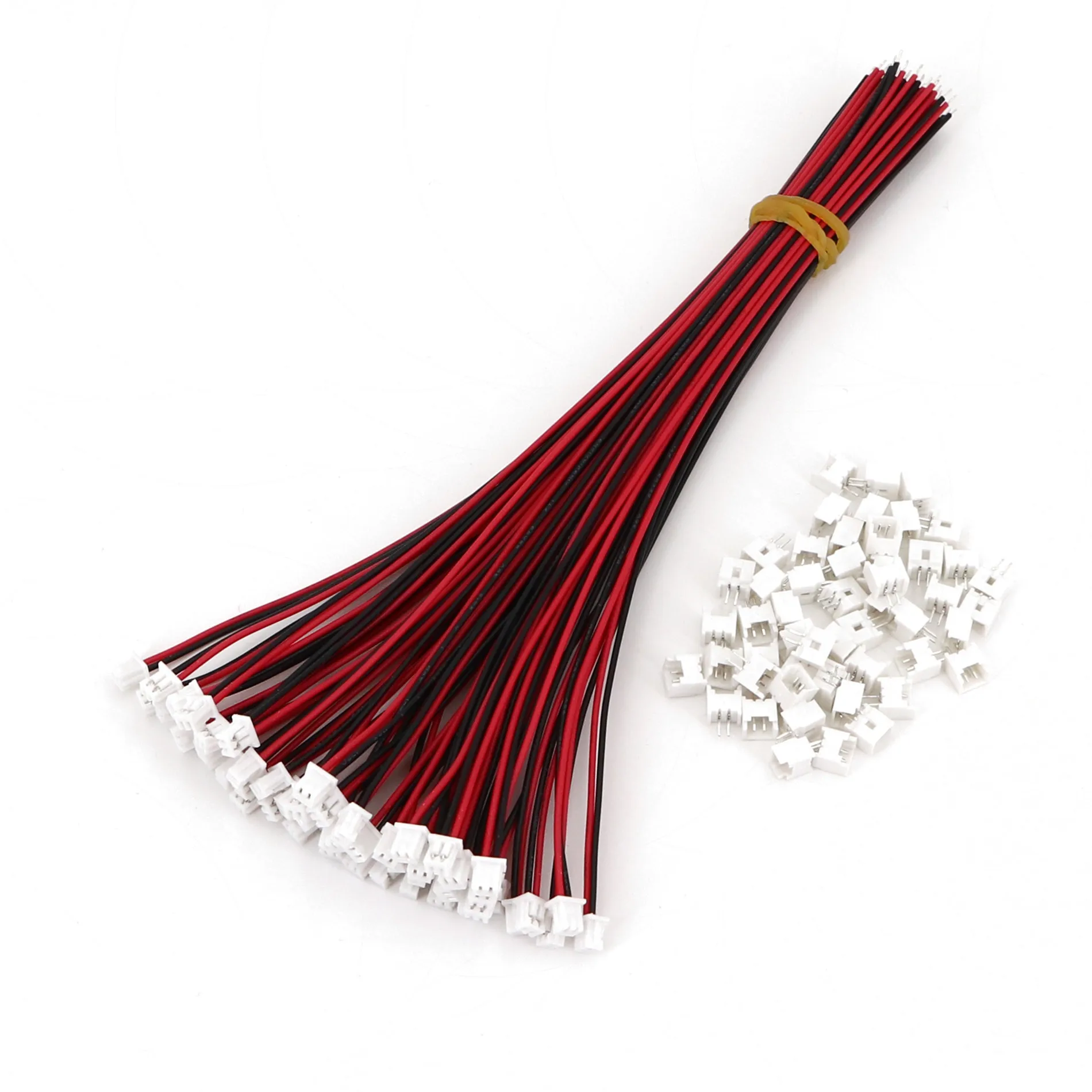 50Sets Electronic Wire Micro JST 2/3/4/5/6/8 Pin Pitch 1.25mm 15cm 28AWG Plug and Socket PCB Connector