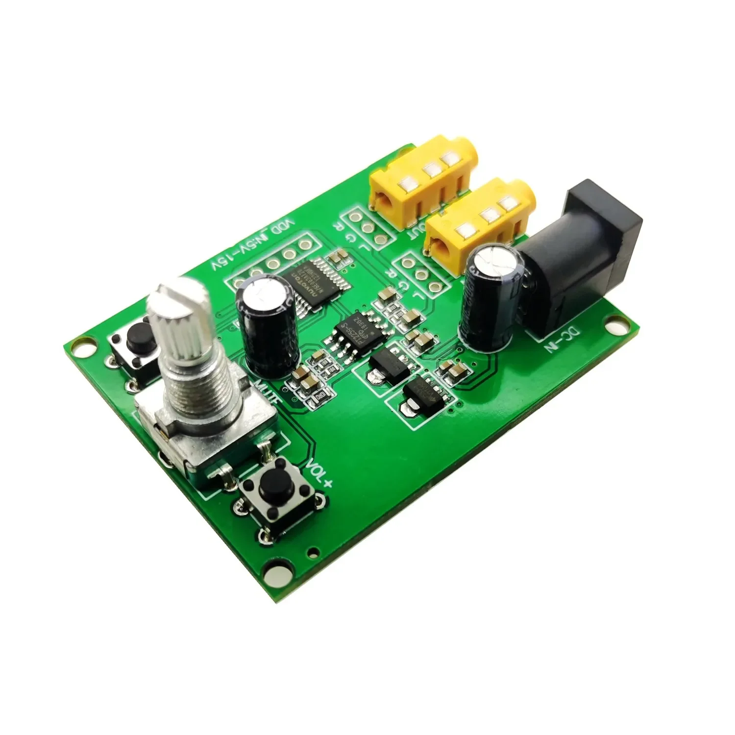 Digital Volume Adjusting Board Stereo Electronic Volume Control Module Rotary Encoder Key Tuning Board