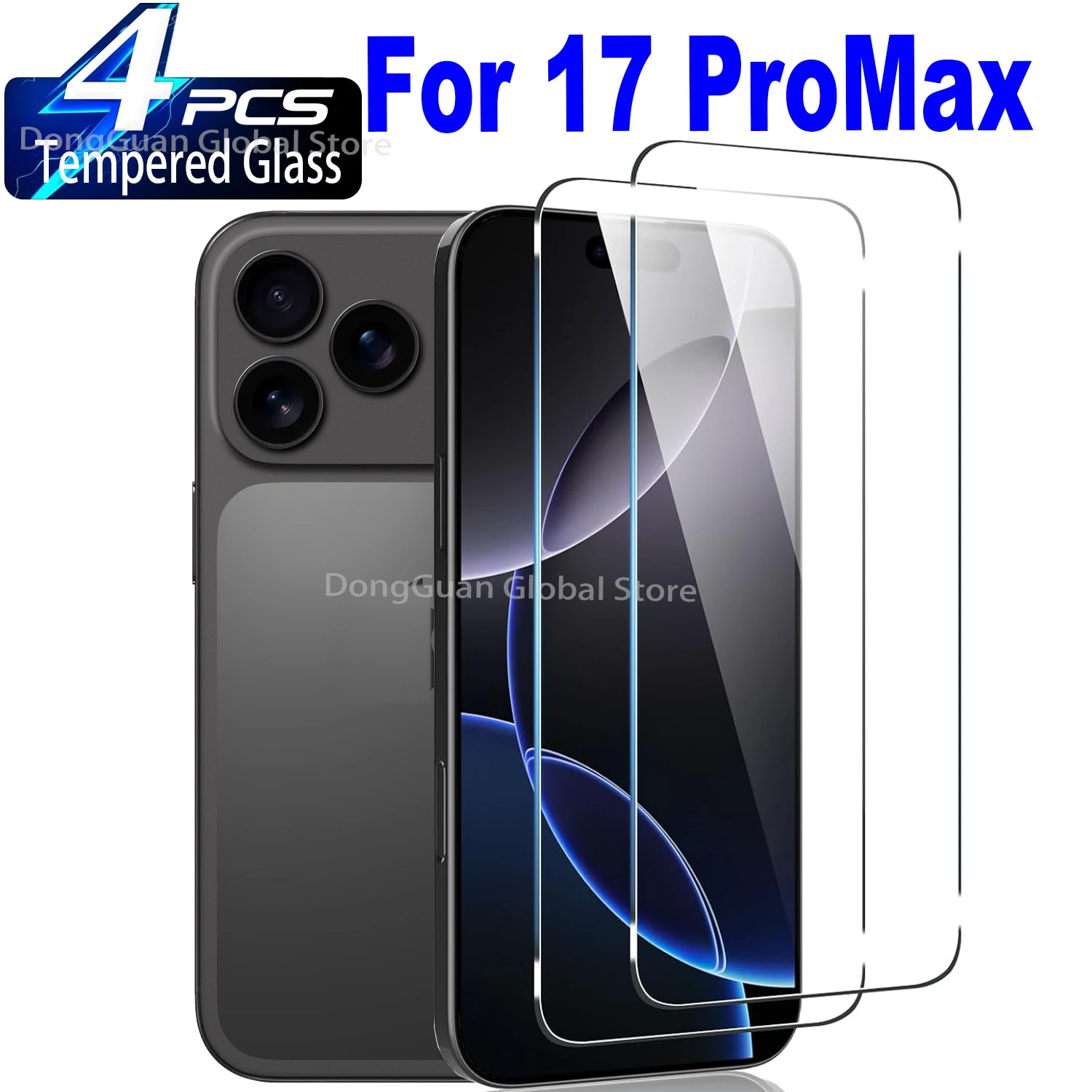 

For iPhone 17 Pro Max Tempered Glass